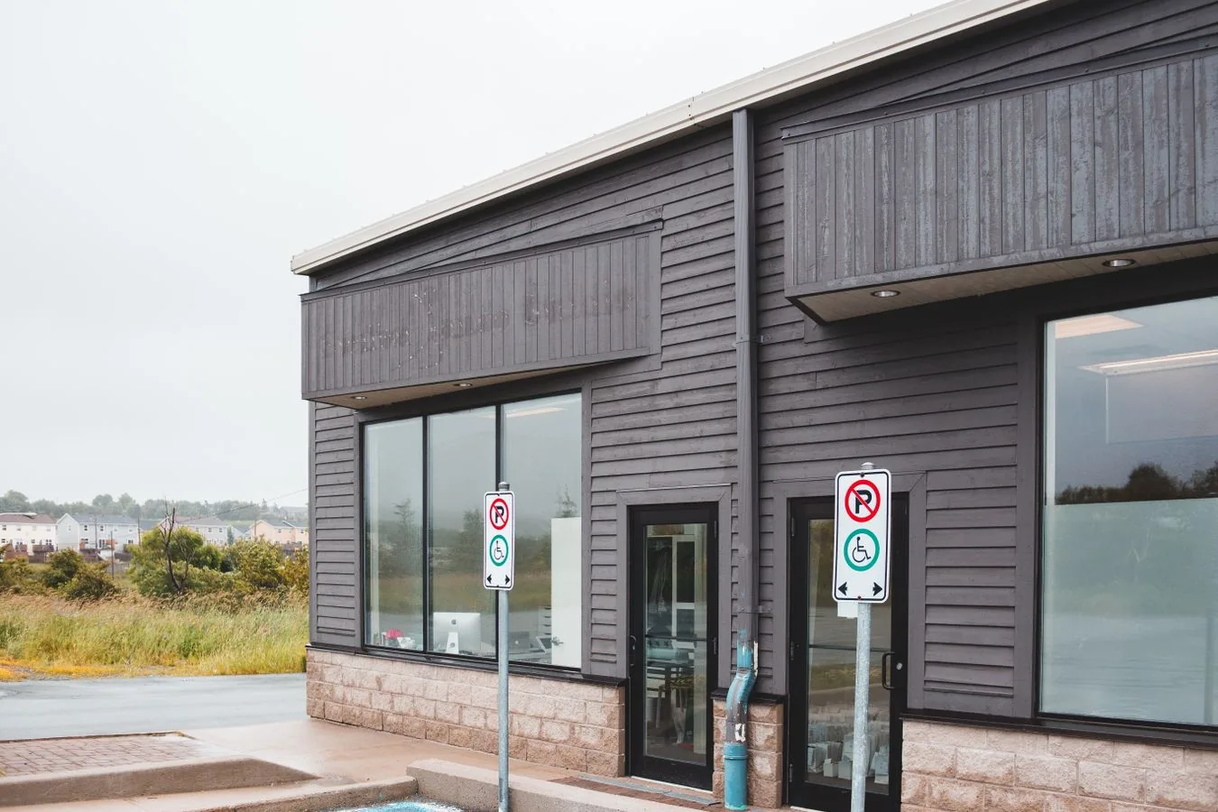 Illustrative modern commercial property